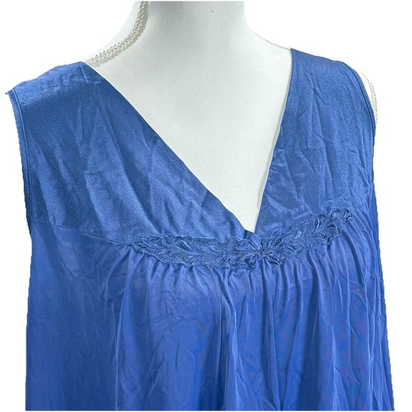 VTG Vanity Fair Soft Moments Satin Nightgowns Nightie LOT OF 3 Sz Medium & Large - Picture 4 of 14